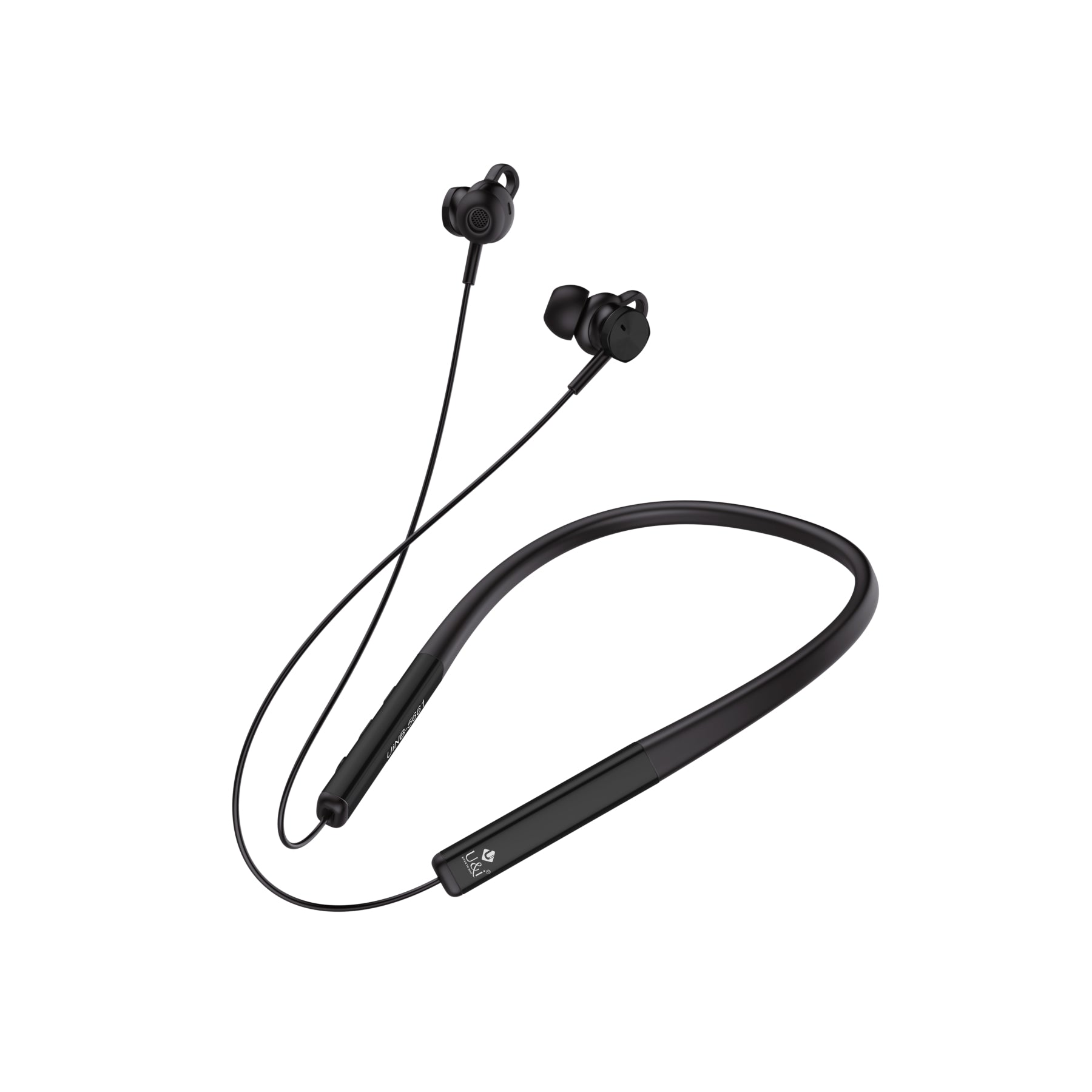 U i Silver 25 Hours Battery Backup Bluetooth Neckband with ENC and