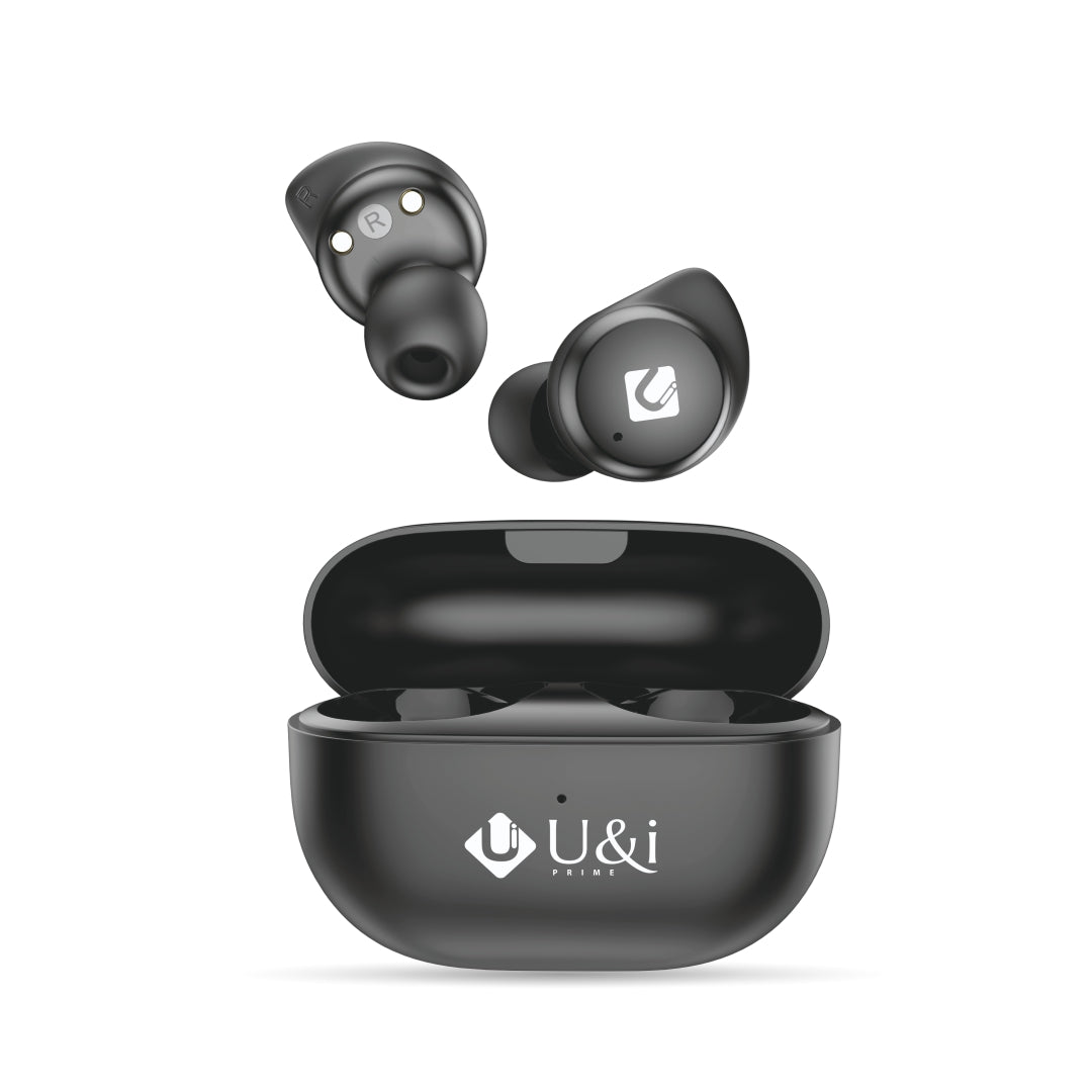 U i Prime Buzz 8 with 30 Hours Music Time Bluetooth Headset True