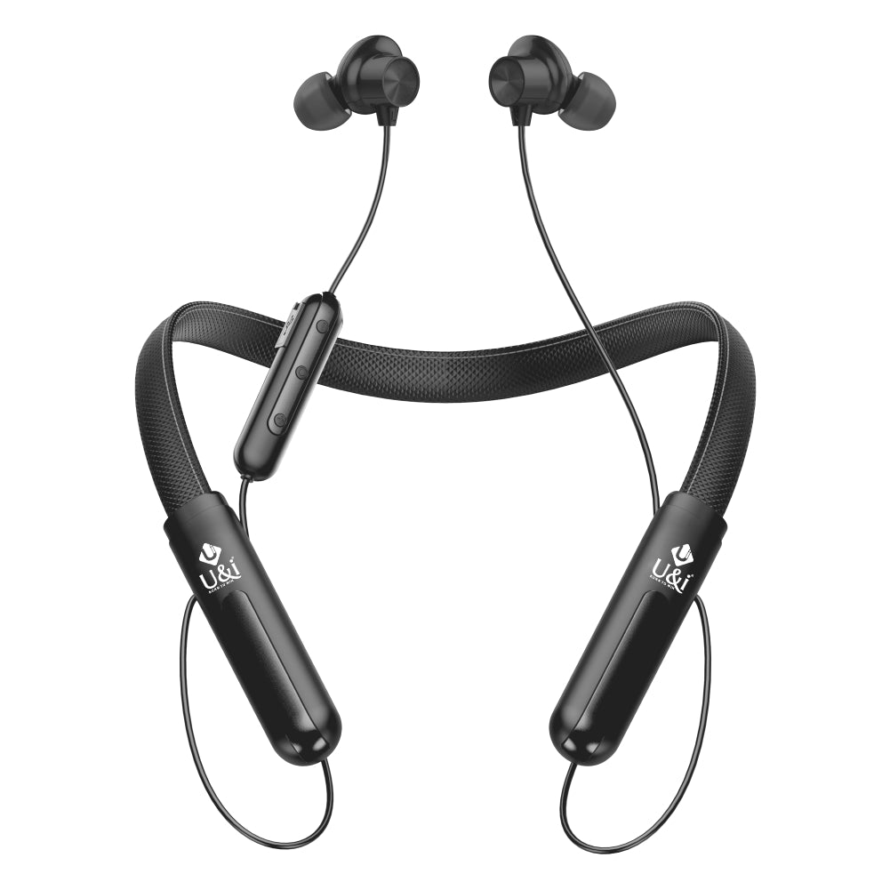 U&i Leather Series 100 Hours Music Time Bluetooth Headset Bluetooth Headset  (In the Ear)