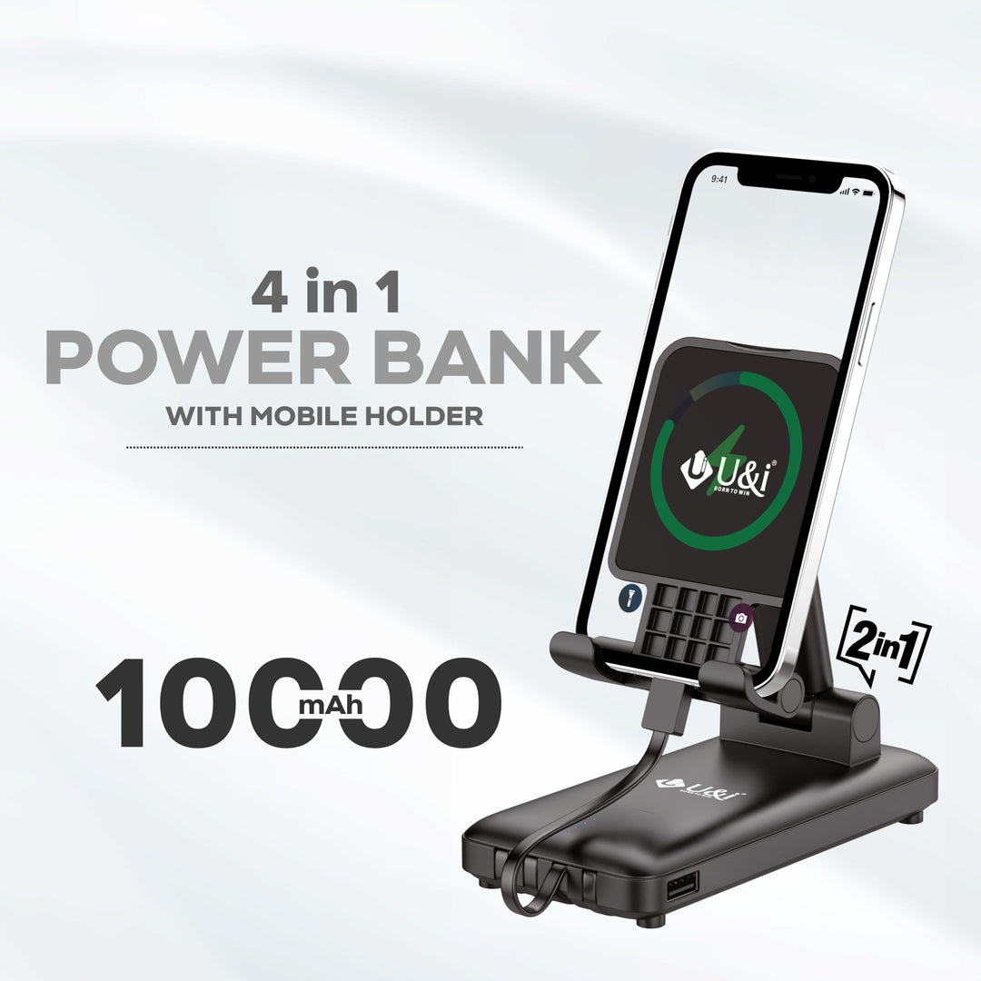 power bank and mobile holder